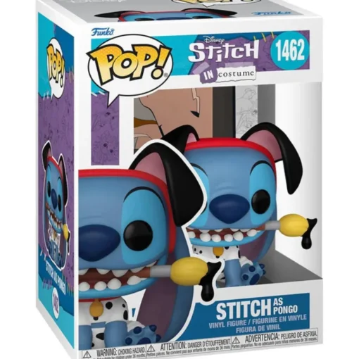 Pop Disney: Stitch Disfraz - 101 Dalmatas Pongo Fig. Vinil
