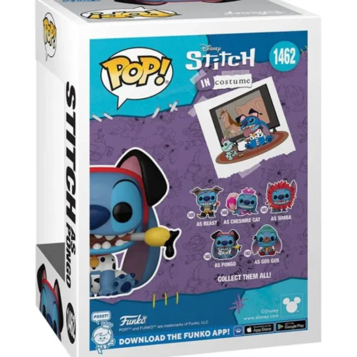 Pop Disney: Stitch Disfraz - 101 Dalmatas Pongo Fig. Vinil