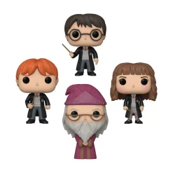 Pop Hp: Harry Potter- W1 4 Pack Fig. Vinil