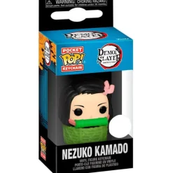 Pop Llavero: Demon Slayer- Nezuko Kamado En Canasto Fig. Vinil