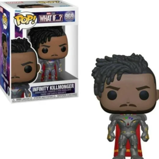 Pop Marvel:  What If..? Infiniy Killmonger Fig. Cabeza Oscilante