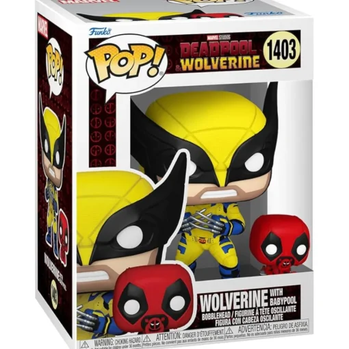 Pop Movies: Dp3 S2- Wolverine Y Babypool Fig. Vinil