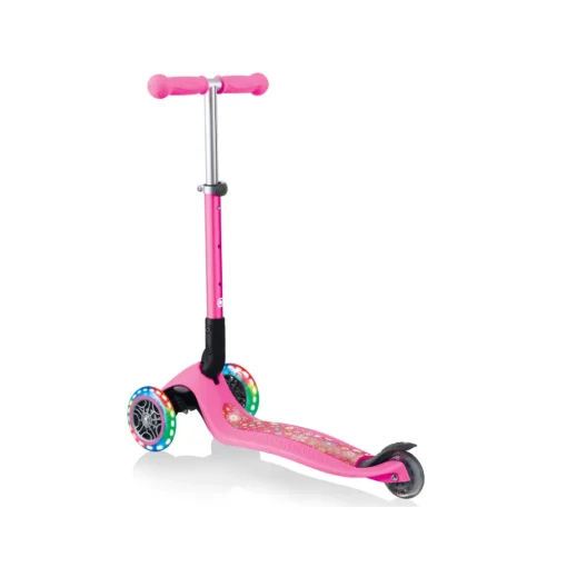Scooter Globber Junior Plegable Fantasy Lights Rosada
