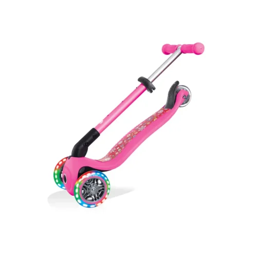 Scooter Globber Junior Plegable Fantasy Lights Rosada