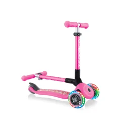 Scooter Globber Junior Plegable Fantasy Lights Rosada