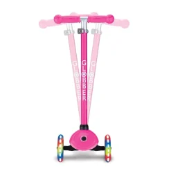 Scooter Globber Primo Lights Neon Rosada