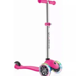 Scooter Globber Primo Lights Neon Rosada