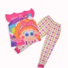 Set 2 Piezas Pijama Camiseta Manga Corta Pantalon Chamoy Nina Distroller Moda1 T6