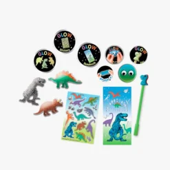 Set Cuaderno Stickers Slimy Dinosaurio
