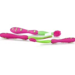 Set De 3 Piezas Para El Cuidado De Dientes Y Encias Rosa