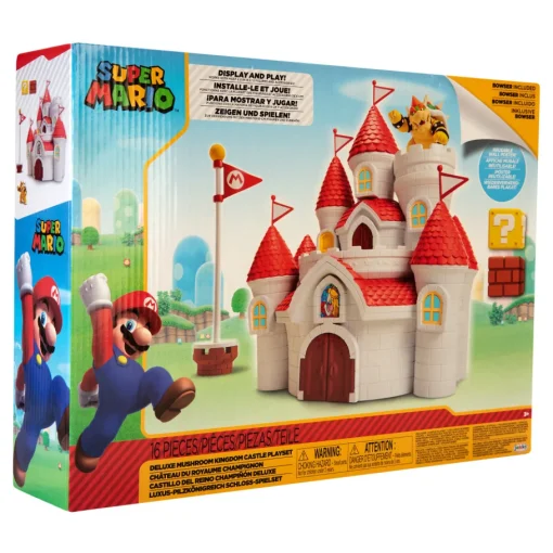 Set De Juego Castillo Reino De Los Hongos Nintendo