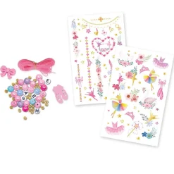 Set Tatuajes Y Pulseras Bailarina