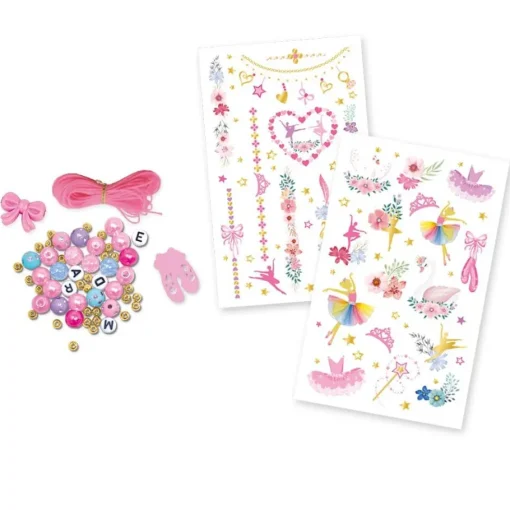 Set Tatuajes Y Pulseras Bailarina