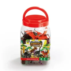 Set Tubo Figura X12 Dinosaurios - Awesome Animals