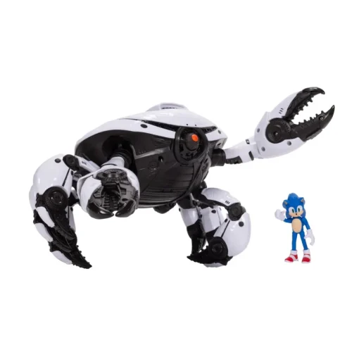 Sonic 3 Película Set De Batalla Cangrejo Mecha C/Figura 2,5''
