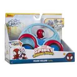 Spidey Vehículo Power Roller Pull Back-Spiderman