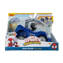 Spidey Vehículo Power Roller Pull Back Black Panther