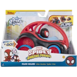 Spidey Vehículo Power Roller Pull Back-Miles Morales