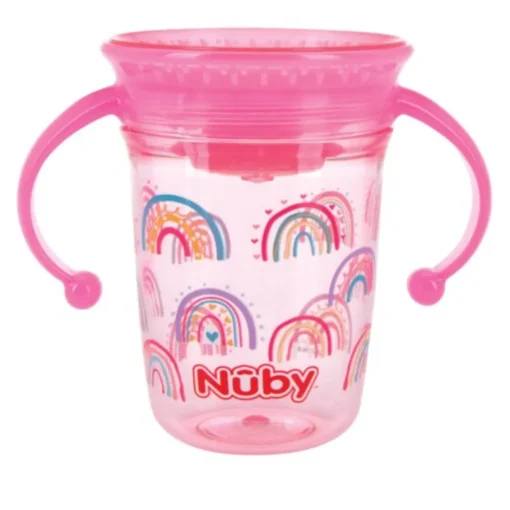 Taza Wonder Con 2 Asas Con Impresas En 360 Grados Rosado