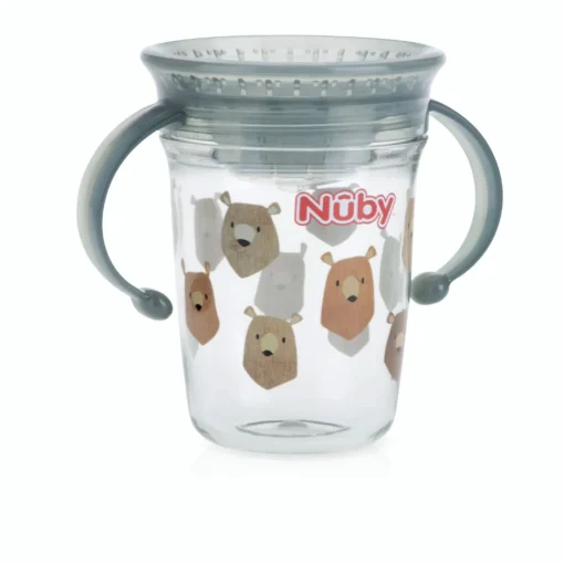 Taza Wonder Con 2 Asas Con Impresas En 360 Grados Gris