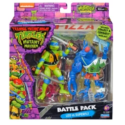 Tortugas Ninja Tmnt Movie Pack De Batalla Leo Vs Superfly