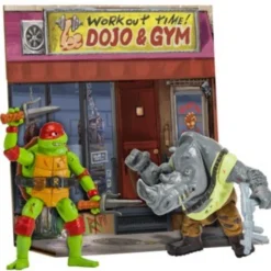 Tortugas Ninja Tmnt Movie Pack De Batalla Raph Vs Rocksteady