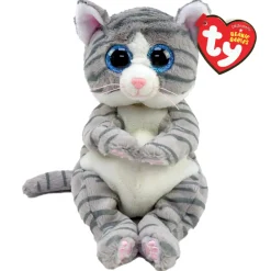 Ty Beanie Bellies Mitzi Gato Gris Regular