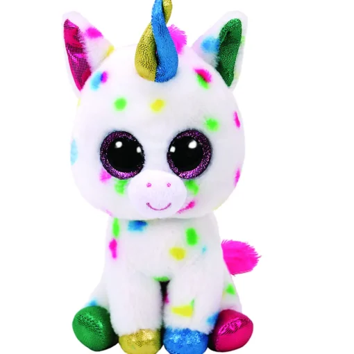Ty Beanie Boos Harmonie Unicornio Moteado Mediano