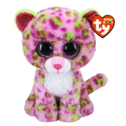 Ty Beanie Boos Lainey Leopard Rosa Mediano