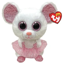 Ty Beanie Boos Nina Bailarina Blanca Mediano