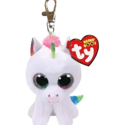 Ty Beanie Boos Pixy Unicornio Blanco Clip