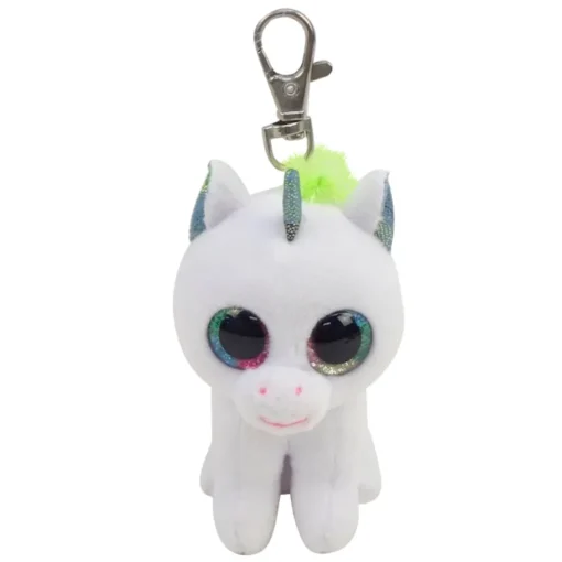 Ty Beanie Boos Pixy Unicornio Blanco Clip