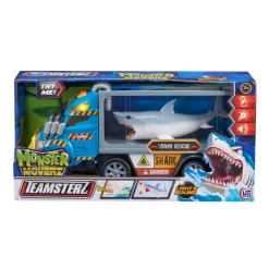 Tz Monster Moverz Set Rescate De Tiburón