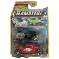 Tz S/M Die Cast Vehículo X 2 Rojo Y Negro