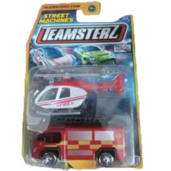Tz S/M Die Cast Vehículo X 2 Rescate Y Helicoptero
