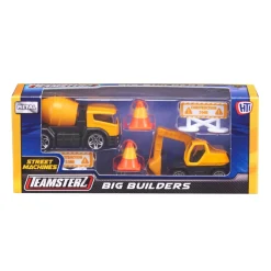 Tz S/M Veh. Constructor Die Cast X 1 Mezcladora Y Excavadora