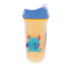 Vaso De Iniciación Térmico Amarillo Con Tapa Azul