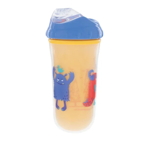 Vaso De Iniciación Térmico Amarillo Con Tapa Azul