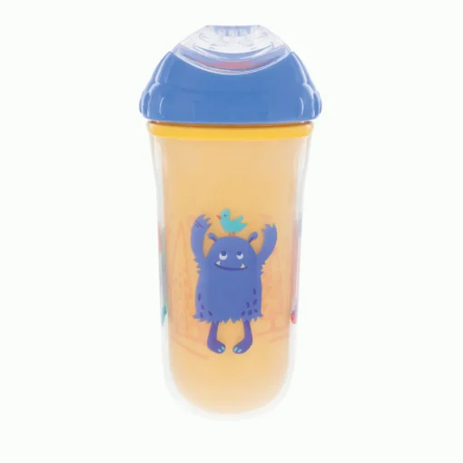 Vaso De Iniciación Térmico Amarillo Con Tapa Azul