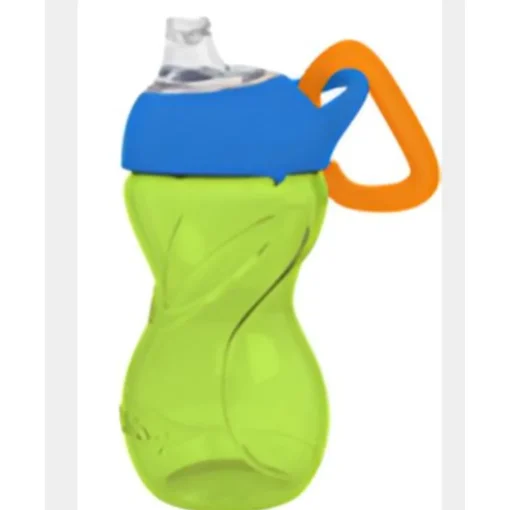Vaso Pitillo 10 Oz Con Boquilla De Silicona Colores Verde
