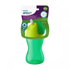 Vaso Pitillo 10 Oz Verde Avent