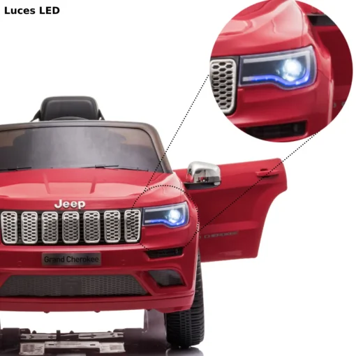 Vehículo Montable Jeep Grand Cherokee Rojo