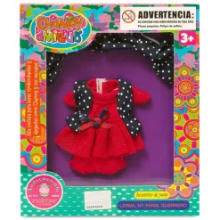 Vestido Rojo Chaleco Chamoy Distroller