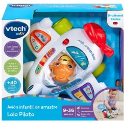 V-Tech Avión Infantil De Arrastre Lolo Piloto