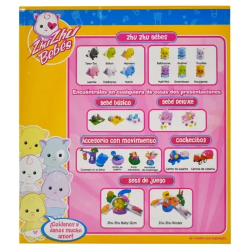 Zhu Zhu Babies Set Accesorios Mecanismo