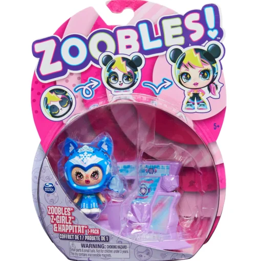 Zoobles Z-Girlz + Habitat - Owl